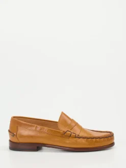 – Penny Loafer aus Kalbleder Cognac*Andrea Puccini Outlet