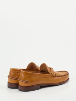 – Penny Loafer aus Kalbleder Cognac*Andrea Puccini Outlet