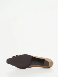 Damen Andrea Puccini – Pumps aus Lammleder in Beige