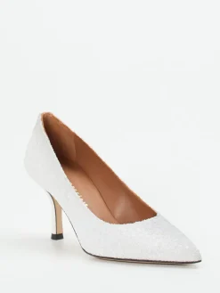 Damen Andrea Puccini – Pumps aus Metallicleder