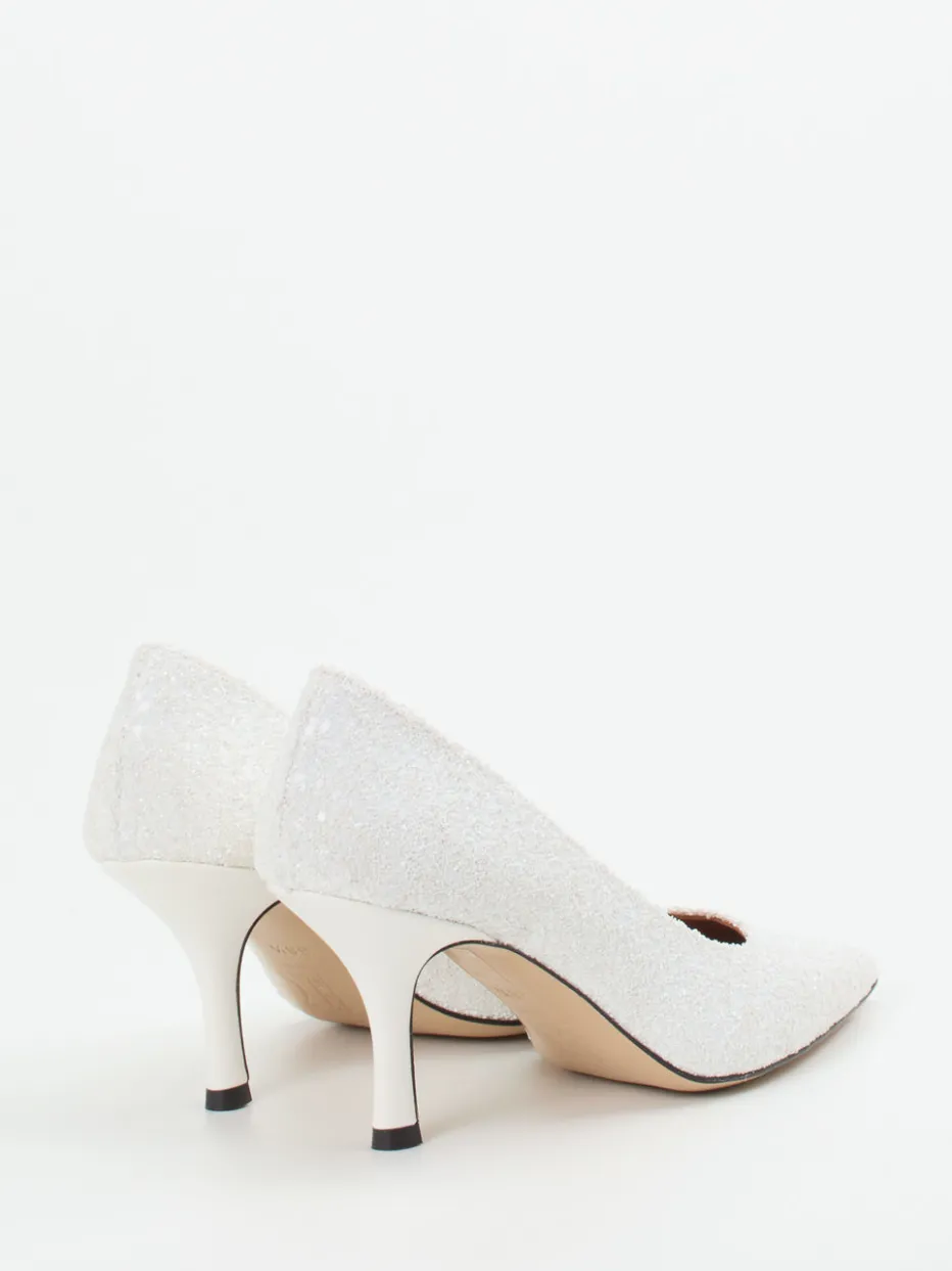 Damen Andrea Puccini – Pumps aus Metallicleder