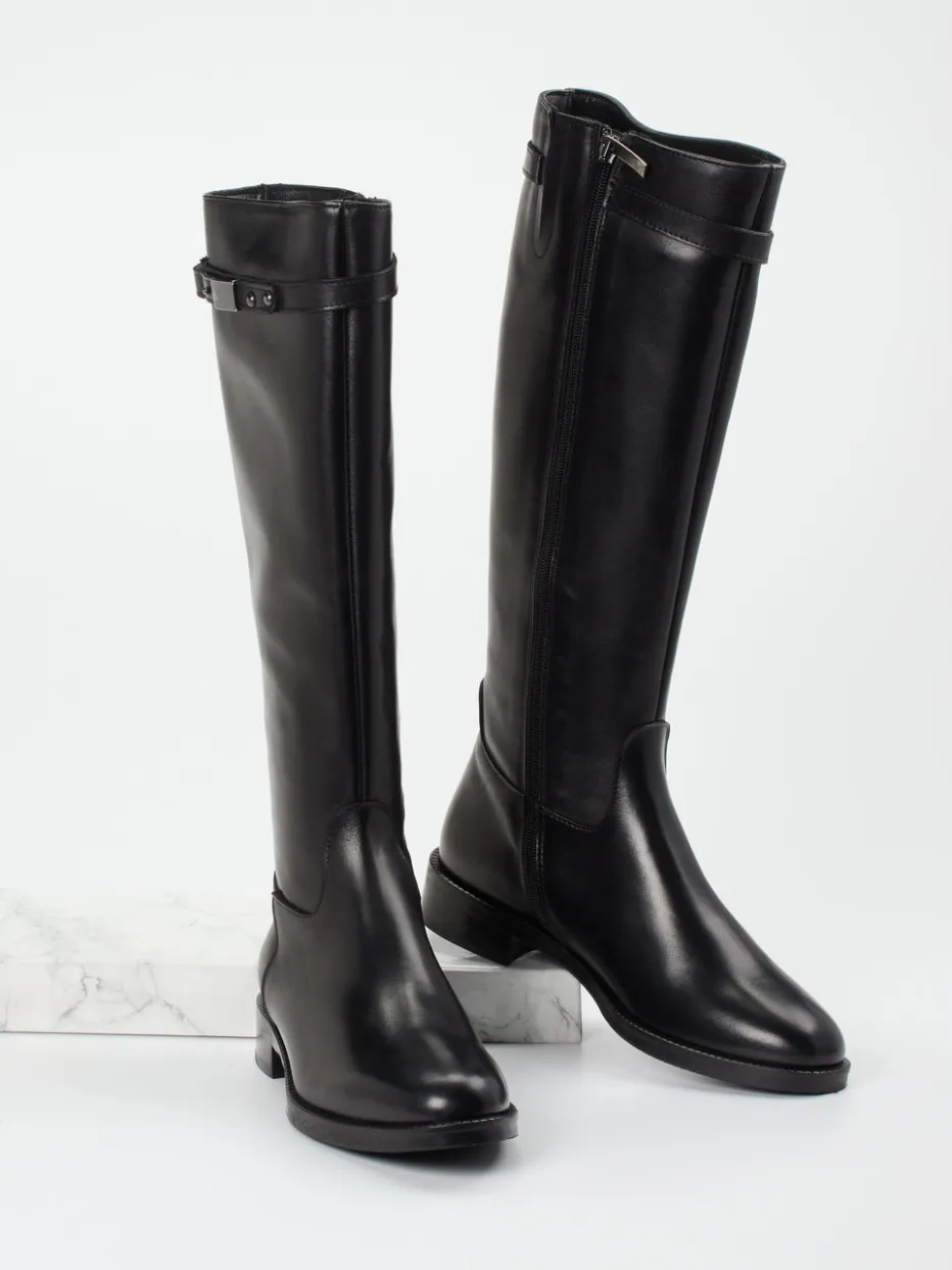 – Reitstiefel aus Kalbleder*Andrea Puccini Hot