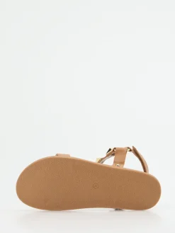 – Riemchensandale aus Kalbleder Camel*Andrea Puccini Clearance