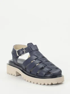 – Sandalen aus Lammleder Dunkel*Andrea Puccini Clearance