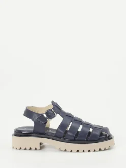 – Sandalen aus Lammleder Dunkel*Andrea Puccini Clearance