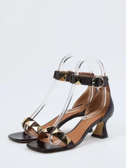 Damen Andrea Puccini – Sandaletten aus Lammleder