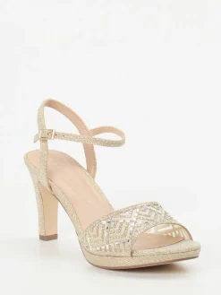 – Sandaletten aus Metallicmaterial in*Andrea Puccini Discount