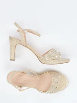 – Sandaletten aus Metallicmaterial in*Andrea Puccini Discount