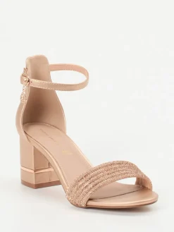 – Sandaletten aus Metallicleder Roségold*Andrea Puccini Discount