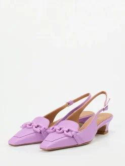 – Slingback-Pumps aus Lammleder Flieder*Andrea Puccini Outlet