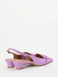 – Slingback-Pumps aus Lammleder Flieder*Andrea Puccini Outlet