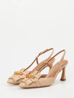 – Slingback-Pumps aus Lammleder*Andrea Puccini Sale