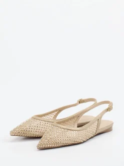 Damen Andrea Puccini – Slingback-Ballerinas aus Netzgewebe