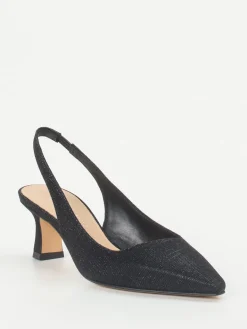 Damen Andrea Puccini – Slingback-Pumps aus Metallicleder