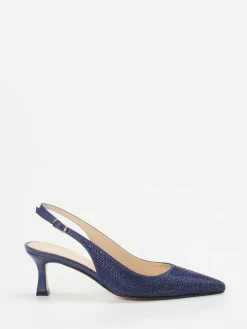 – Slingback-Pumps aus Metallicleder*Andrea Puccini Best
