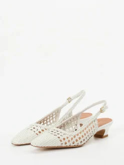 Damen Andrea Puccini – Slingback-Pumps aus Flechtleder