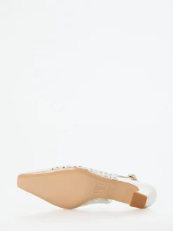 Damen Andrea Puccini – Slingback-Pumps aus Flechtleder