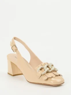 – Slingpumps aus Lackleder*Andrea Puccini Sale