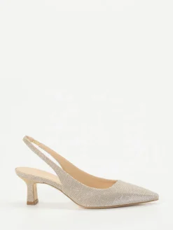 – Slingpumps aus Metallicleder champagner*Andrea Puccini Best