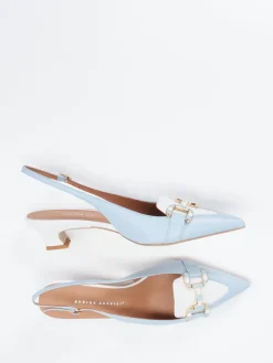 Damen Andrea Puccini – Slingpumps aus Lammleder Pastell