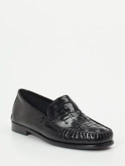 Herren Andrea Puccini – Slipper aus Flechtleder