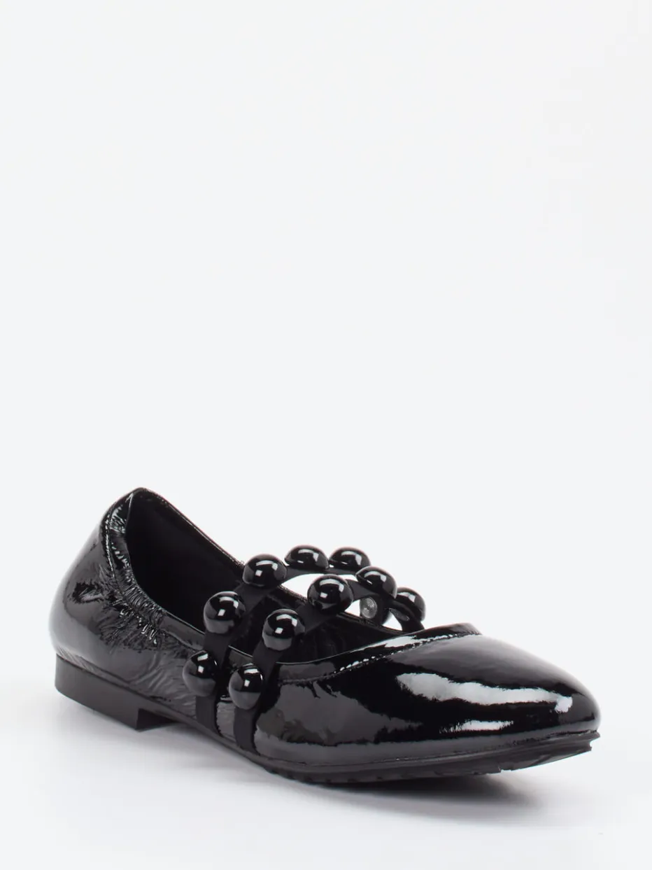 Damen Andrea Puccini – Spangenpumps aus Lackleder