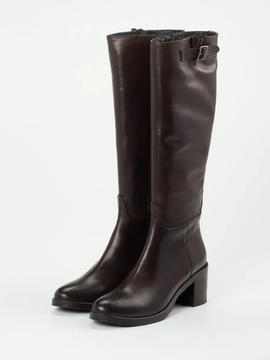 Damen Andrea Puccini – Stiefel aus Kalbleder Dunkel