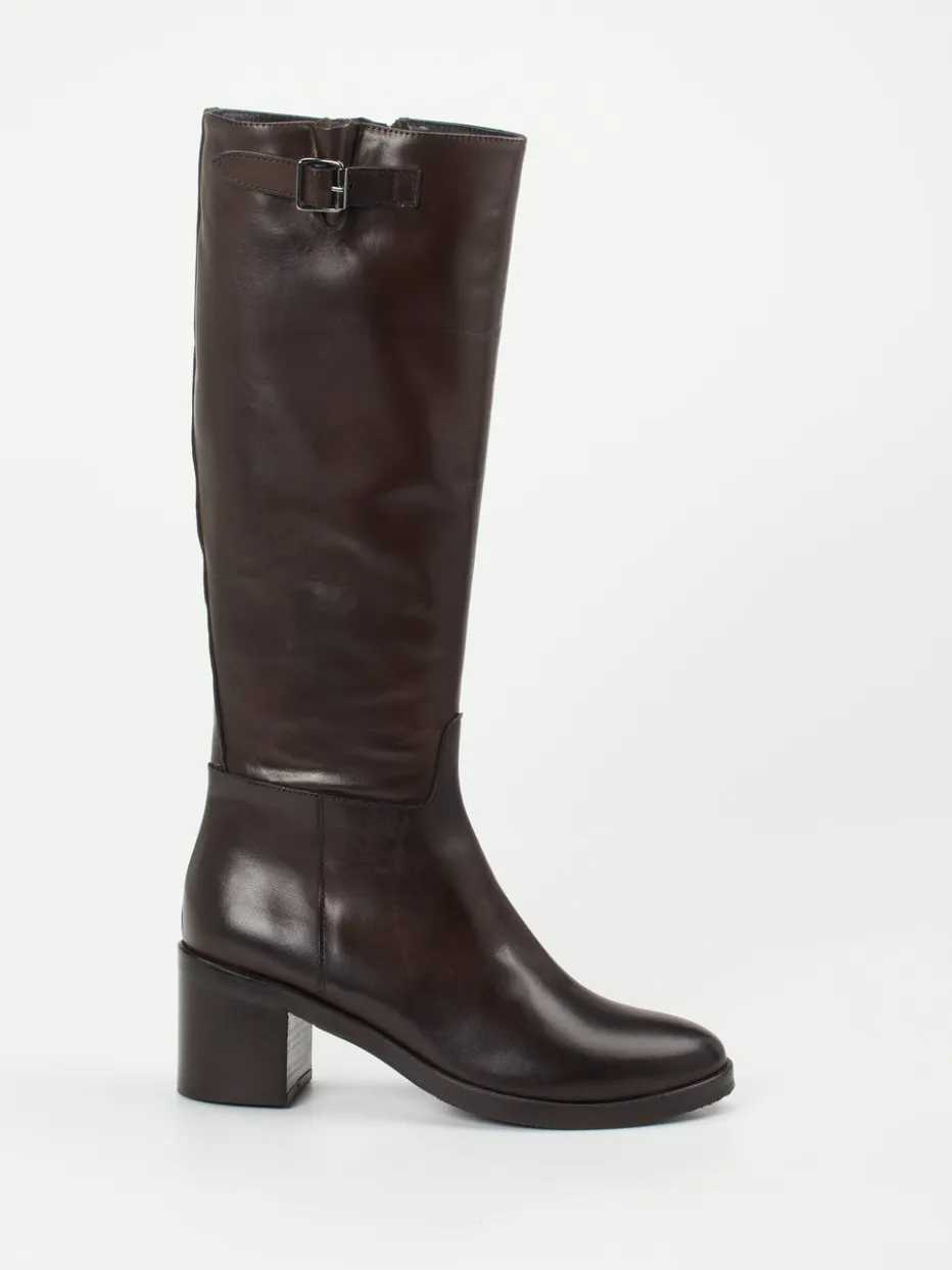 Damen Andrea Puccini – Stiefel aus Kalbleder Dunkel