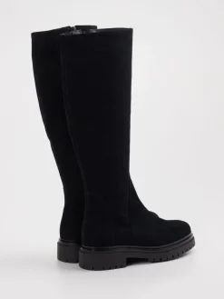 – Stiefel aus Veloursleder schwarz*Andrea Puccini Discount