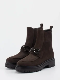 – Stiefeletten aus Veloursleder*Andrea Puccini New