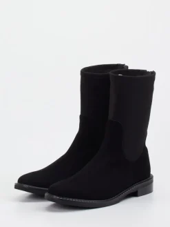 Damen Andrea Puccini – Stiefelette aus Veloursleder