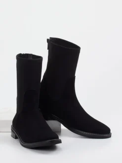 Damen Andrea Puccini – Stiefelette aus Veloursleder