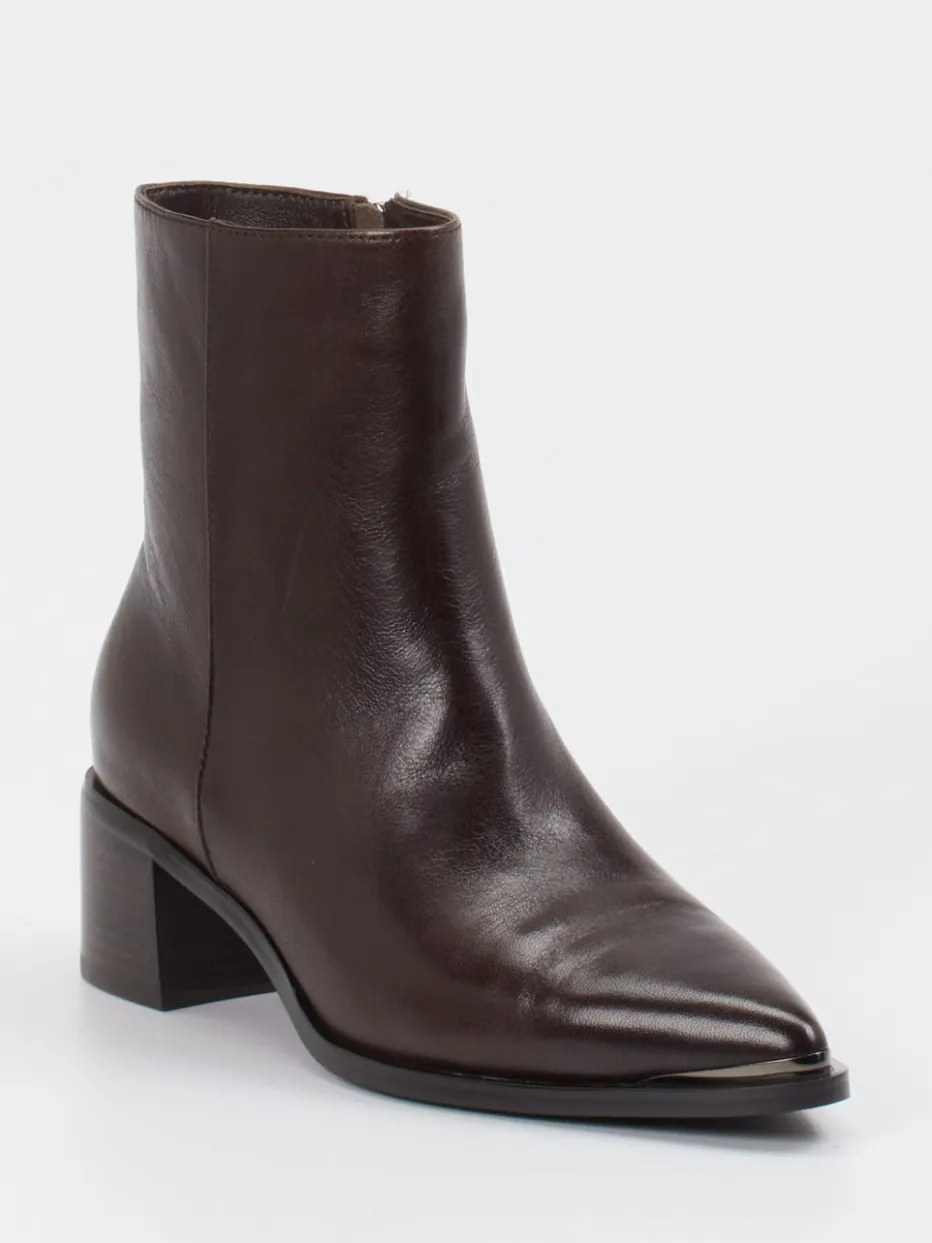 Damen Andrea Puccini – Stiefelette aus Lammleder Dunkel