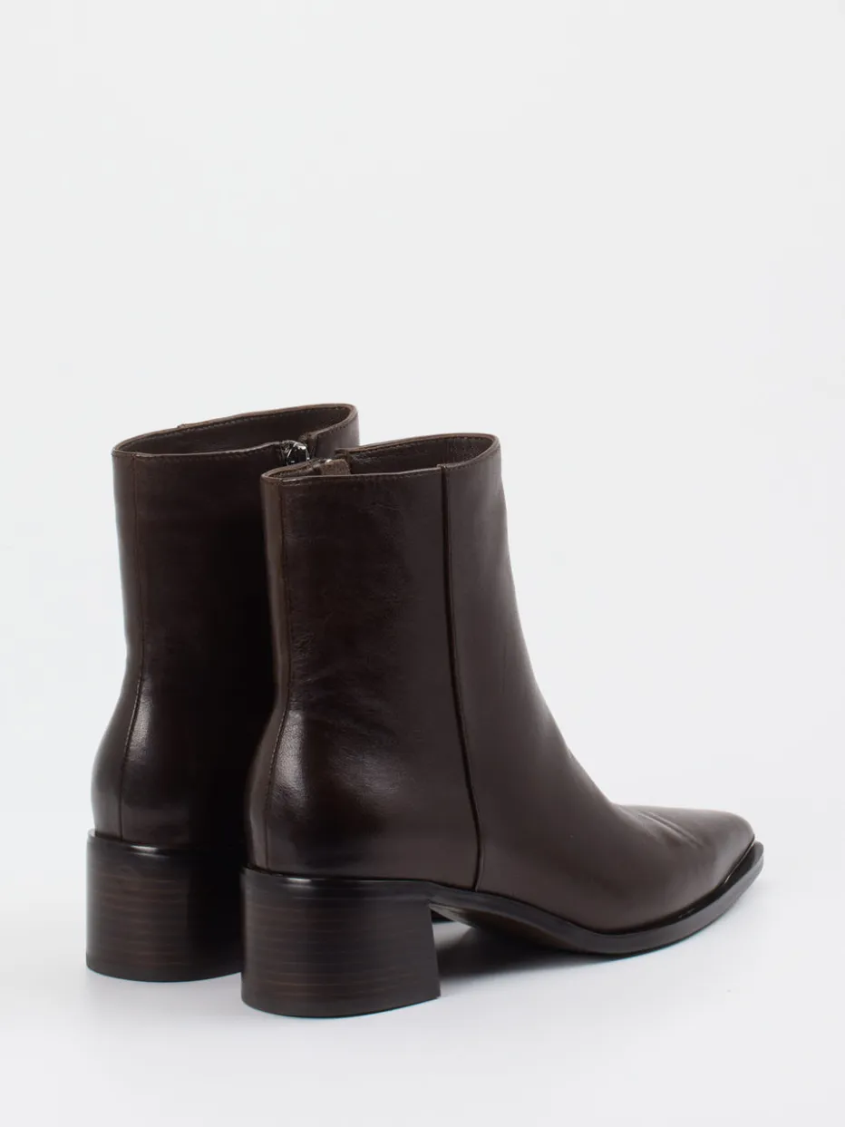 Damen Andrea Puccini – Stiefelette aus Lammleder Dunkel