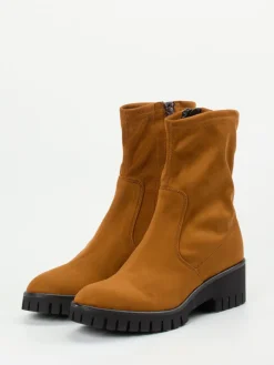 Damen Andrea Puccini – Stiefeletten aus Stretch mit Profilsohle