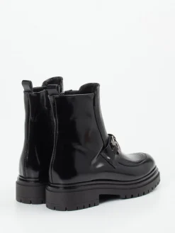 – Stiefelette aus Hochglanzleder*Andrea Puccini Outlet