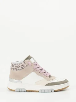 – High-Top Sneaker aus Kalbleder Pastell*Andrea Sabatini Outlet