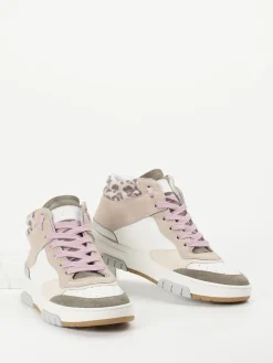 – High-Top Sneaker aus Kalbleder Pastell*Andrea Sabatini Outlet