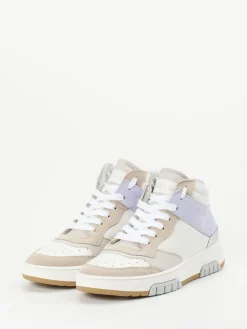 – High-Top Sneaker aus Kalbleder Offwhite*Andrea Sabatini Online