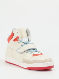 – High-Top Sneaker aus Kalbleder cremeweiß*Andrea Sabatini Outlet