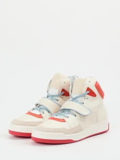 – High-Top Sneaker aus Kalbleder cremeweiß*Andrea Sabatini Outlet