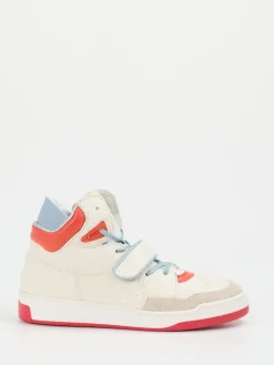 – High-Top Sneaker aus Kalbleder cremeweiß*Andrea Sabatini Outlet