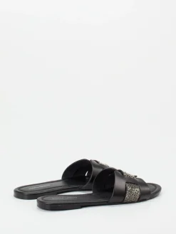 – Pantolette aus Kalbleder mit Strass*Andrea Sabatini Best