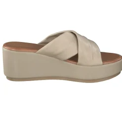 – Plateau-Pantolette aus Kalbleder Beige*Andrea Sabatini Hot