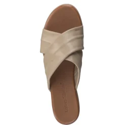 – Plateau-Pantolette aus Kalbleder Beige*Andrea Sabatini Hot