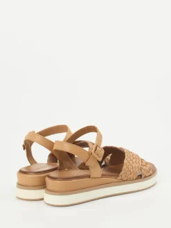 Damen Andrea Sabatini – Plateausandalen aus Flechtleder