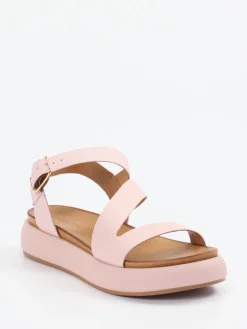 Damen Andrea Sabatini – Plateau-Sandale aus Kalbleder