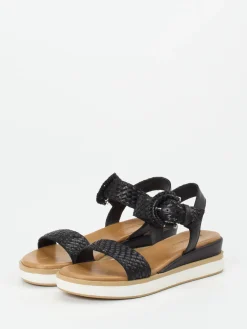 Damen Andrea Sabatini – Plateausandale aus Flechtleder