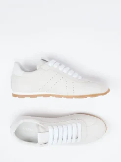Damen Andrea Sabatini – Retro-Sneaker aus Nubukleder Offwhite