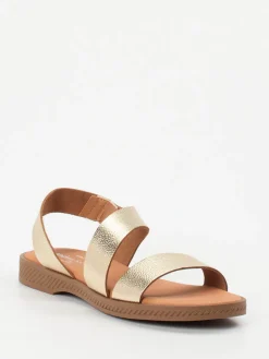 – Riemchensandale aus Metallicleder*Andrea Sabatini Outlet